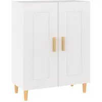 vidaXL Dressoir 69,5x34x90 cm bewerkt hout wit