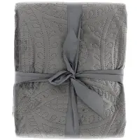 Unique living bedsprei veronica 220x220cm grey