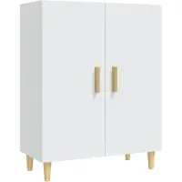 vidaXL Dressoir 70x34x90 cm bewerkt hout wit
