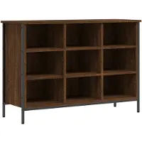 vidaXL Schoenenkast 100x35x70 cm bewerkt hout bruin eikenkleur