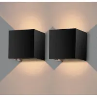 Nince Wandlamp Set van 2 - 12W - Geschikt voor Binnen/Buiten - Industrieel Modern