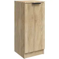 vidaXL Dressoir 30x30x70 cm bewerkt hout sonoma eikenkleurig