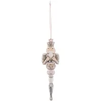 Clayre & Eef Hanger 18 cm Zilverkleurig Kunststof Woondecoratie Zilverkleurig Woondecoratie