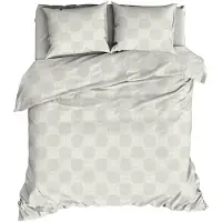 Satin d'or Dekbedovertrek Rivolta Snow White Satijn-240 x 200 / 220 cm | Lits-Jumeaux