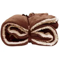 Unique living plaid lars 150x200cm brown