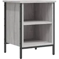 vidaXL Schoenenkast 38x35x50 cm bewerkt hout grijs sonoma eikenkleurig