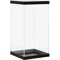 vidaXL Vitrine transparant 20x20x38 cm acryl