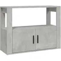 vidaXL Dressoir, betonkleur, 80x30x60 cm, houtvezelplaat