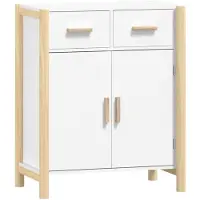 vidaXL Dressoir 62x38x75 cm bewerkt hout wit
