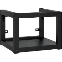vidaXL Wastafelframe wandgemonteerd 40x38x31 cm ijzer zwart