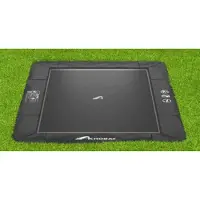 Akrobat Flat to the ground Trampoline Rechthoekig Primus Zwart/Zwart 305x183 cm