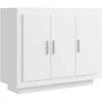 vidaXL Dressoir, wit, 92x35x75 cm, houtvezel