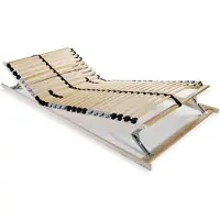 vidaXL Lattenbodem met 28 latten 7 zones 80x200 cm