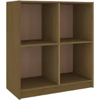 vidaXL Dressoir, honingbruin, 70x33x76 cm, massief grenenhout