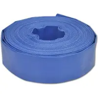 vidaXL Slang plat 2'' 100 m PVC