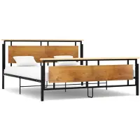 vidaXL Bedframe metaal 180x200 cm