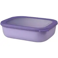 Mepal - Multikom Cirqula vershouddoos - 2000 ml - Rechthoekig - Vivid lilac