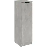 vidaXL Schoenenkast 30x35x100 cm bewerkt hout betongrijs