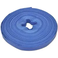 vidaXL Slang plat 1'' 100 m PVC