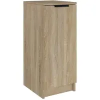 vidaXL Schoenenkast 30x35x70 cm bewerkt hout sonoma eikenkleurig
