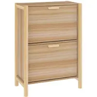 vidaXL Schoenenkast 57,5x33x80 cm bewerkt hout