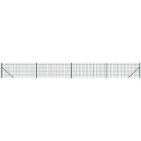 vidaXL Draadgaashek met flens 1,1x10 m groen