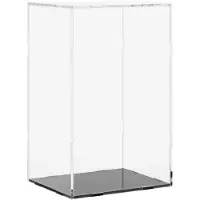 vidaXL Displaybox transparant 22x18x35 cm acryl