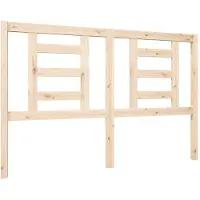 vidaXL Hoofdbord 146x4x100 cm massief grenenhout