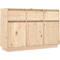 vidaXL Dressoir 111x36x75 cm massief grenenhout