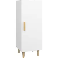 vidaXL Dressoir 34,5x34x90 cm bewerkt hout wit