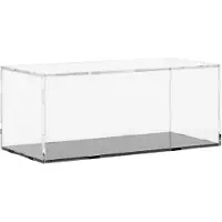 vidaXL Displaybox transparant 34x16x14 cm acryl