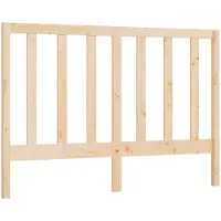 vidaXL - Hoofdbord - 141x4x100 - cm - massief - grenenhout