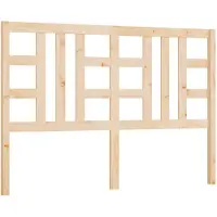 vidaXL Hoofdbord 126x4x100 cm massief grenenhout