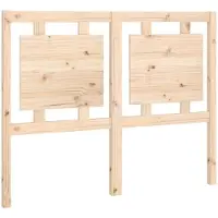 vidaXL Hoofdbord 125,5x4x100 cm massief grenenhout