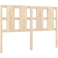 vidaXL Hoofdbord 145,5x4x100 cm massief grenenhout