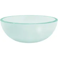 vidaXL Wasbak 30x12 cm gehard glas mat
