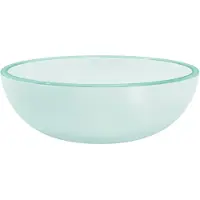 vidaXL Wasbak 35x12 cm gehard glas mat