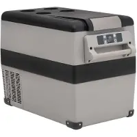 vidaXL Koelbox met handvat 35 L PP & PE zwart en wit