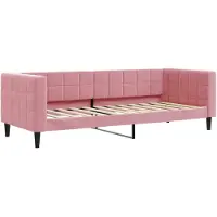 vidaXL Slaapbank 80x200 cm fluweel roze