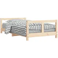 vidaXL Kinderbedframe 80x160 cm massief grenenhout