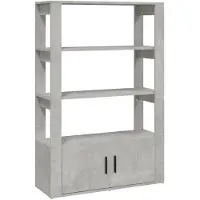 vidaXL Dressoir, betonkleur, 80x30x119,5 cm, houtvezelplaat