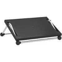 vidaXL Voetensteun 45x40x13,5 cm zwart
