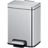 EKO - Madison pedaalemmer 6 liter - Stainless Steel Plastic - Misty mat RVS - Prullenbak