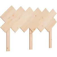 vidaXL Hoofdbord 132x3x81 cm massief grenenhout