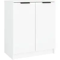 vidaXL Schoenenkast 59x35x70 cm bewerkt hout wit