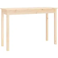 vidaXL Wandtafel 110x40x75 cm massief grenenhout