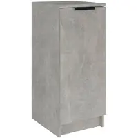 vidaXL Schoenenkast 30x35x70 cm bewerkt hout betongrijs