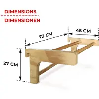 Physionics Optrekstang voor wandrek