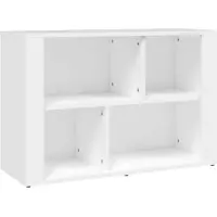 vidaXL Dressoir 80x30x54 cm bewerkt hout wit
