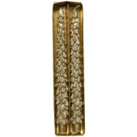 Décoris Kaars wax l5,70b26,40h3,80 cm goud 2st
